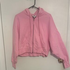 JoyLab Light Pink Hoodie with Zipper